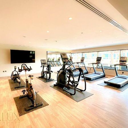 Lovely Big Studio W/ Burj Khalifa View In Downtown Dubai Eksteriør billede
