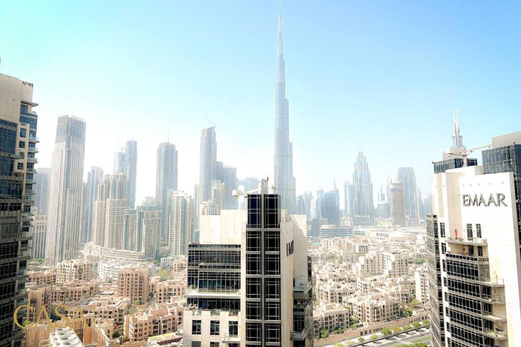 Lovely Big Studio W/ Burj Khalifa View In Downtown Dubai Eksteriør billede