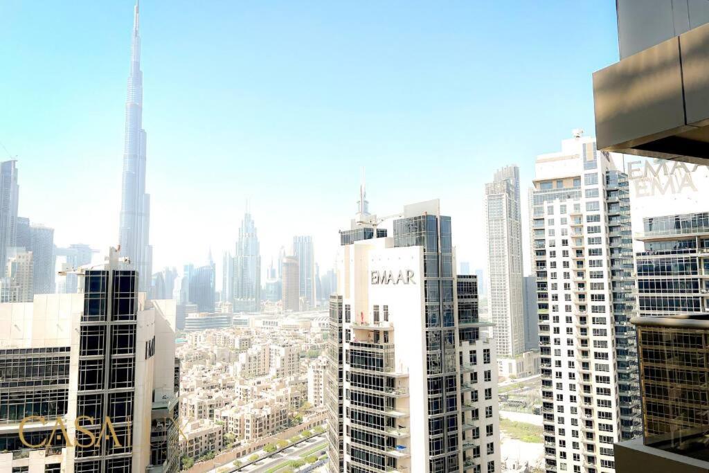 Lovely Big Studio W/ Burj Khalifa View In Downtown Dubai Eksteriør billede